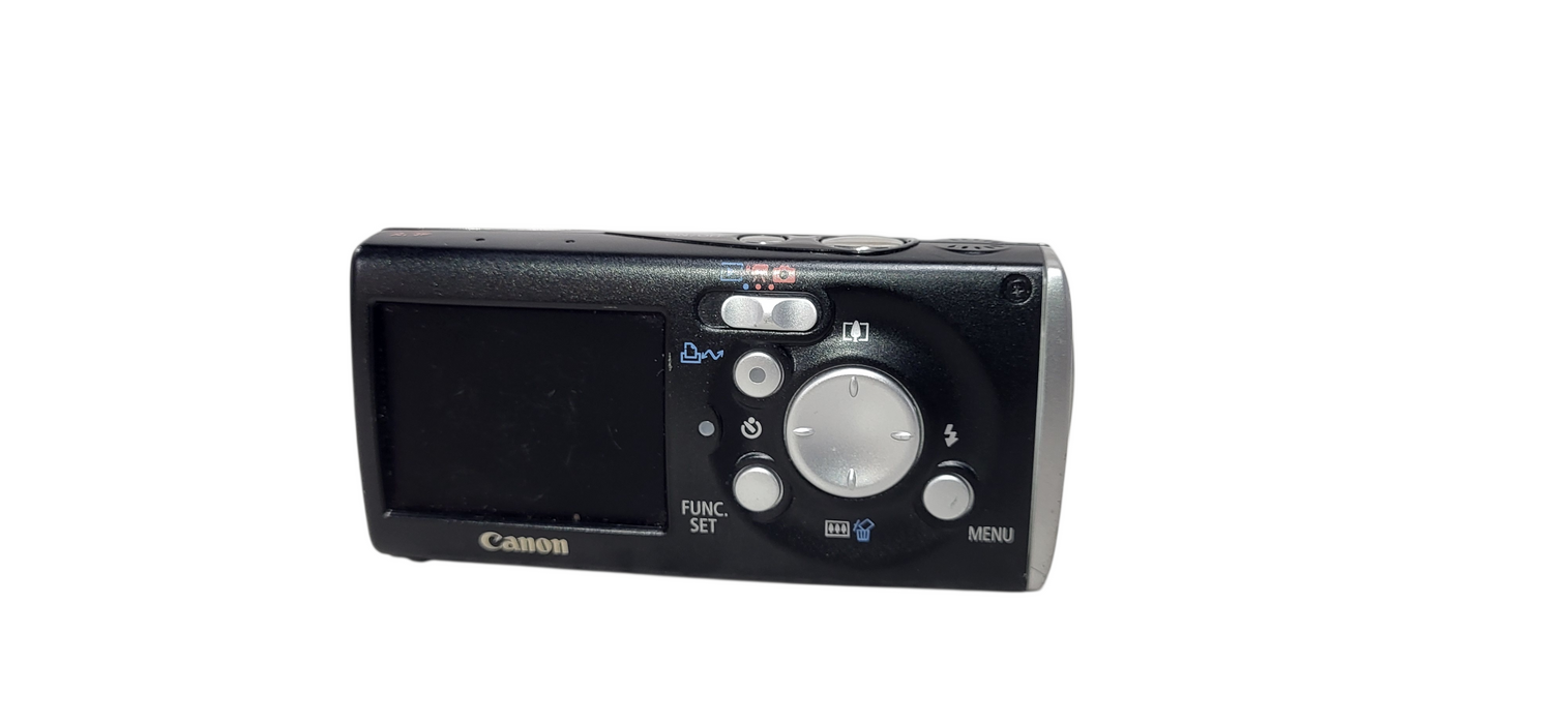 Canon PowerShot Black SD30 5MP Digital Elph Camera W/ Battery