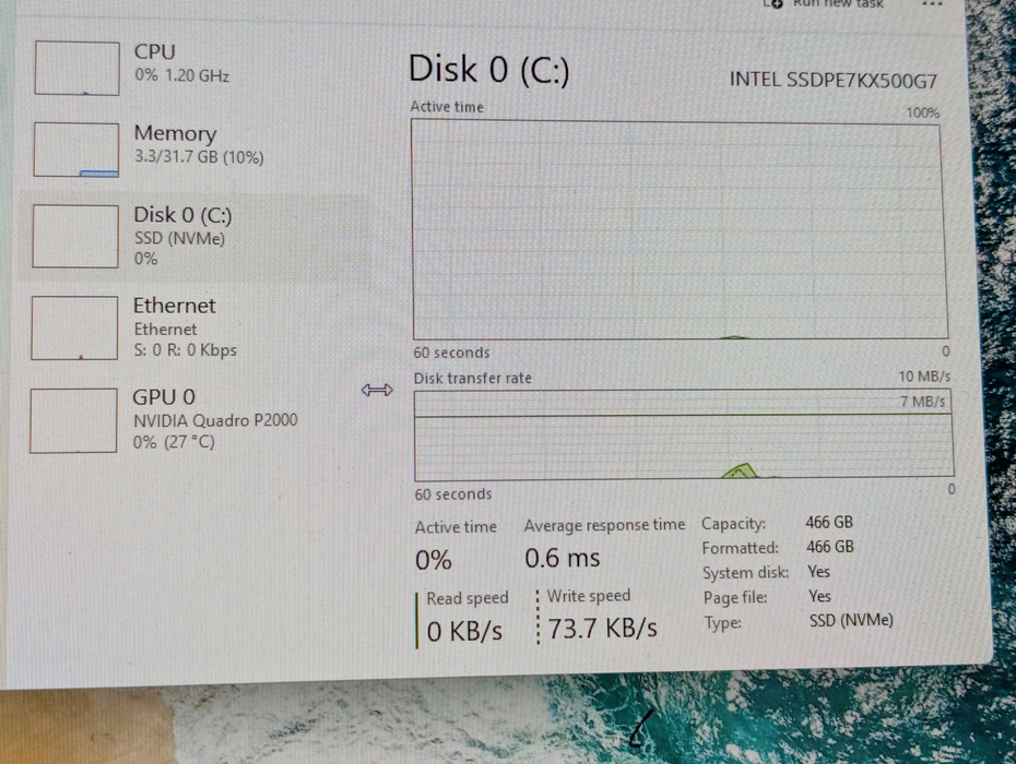 DELLL Precision 5820 X Series Intel Core i9-10940X 32GB RAM 500GB NVMe SSD