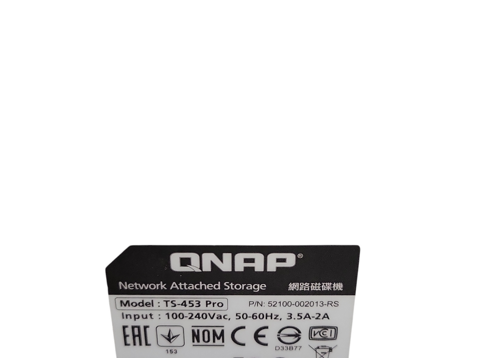 QNAP TS-453 Pro 4-Bay Network Attached Storage NAS w/ 4x HDD Trays, READ