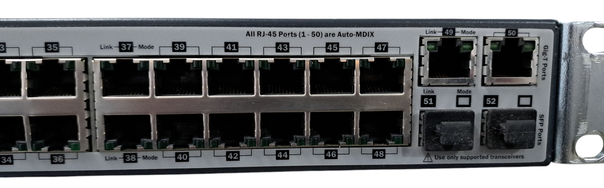 HP 2620-48 J9627A 48-Port Managed Ethernet PoE+ Network Switch