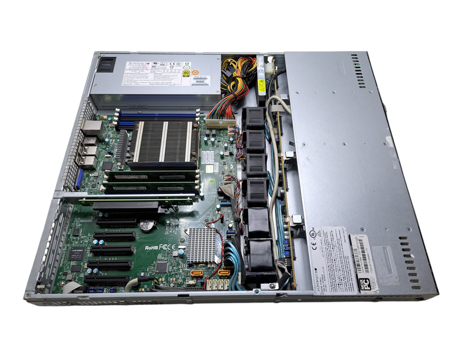 Supermicro CSE-813M w/ X10SRi-F | Xeon E5-2620 v3 @2.40GHz, 16GB DDR4, No HDD