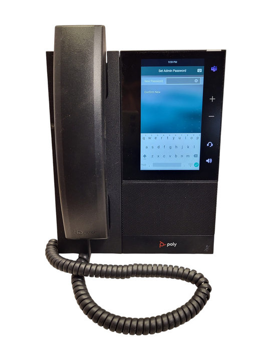 Poly CCX-500 Touchscreen Business Desktop Office IP Phone w/ stand