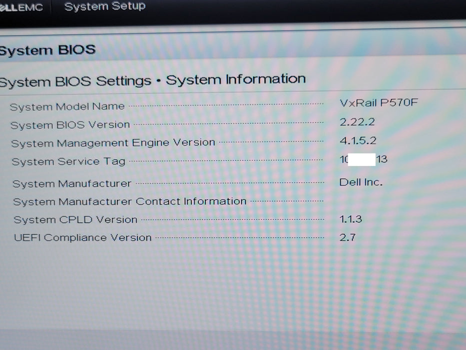 Dell VxRail P570F, 2x Xeon Platnium 8268 2.9GHz 24-Cores 32GB, HBA330, 2x PSU