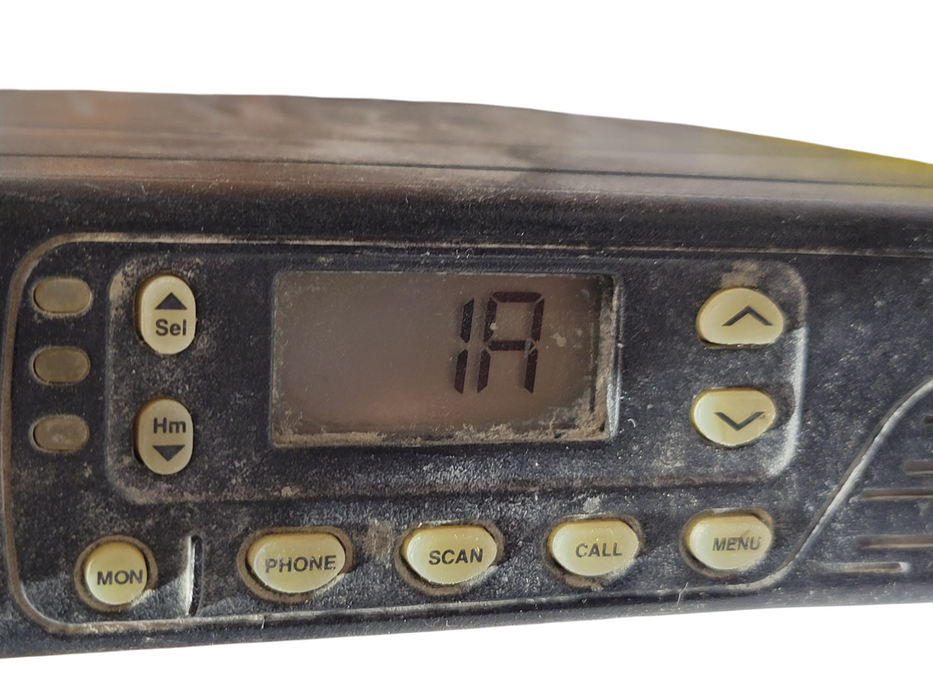 Vintage Motorola GTX Two Way Radio Model M11UGD6CB1AN With Hand Held Microphone