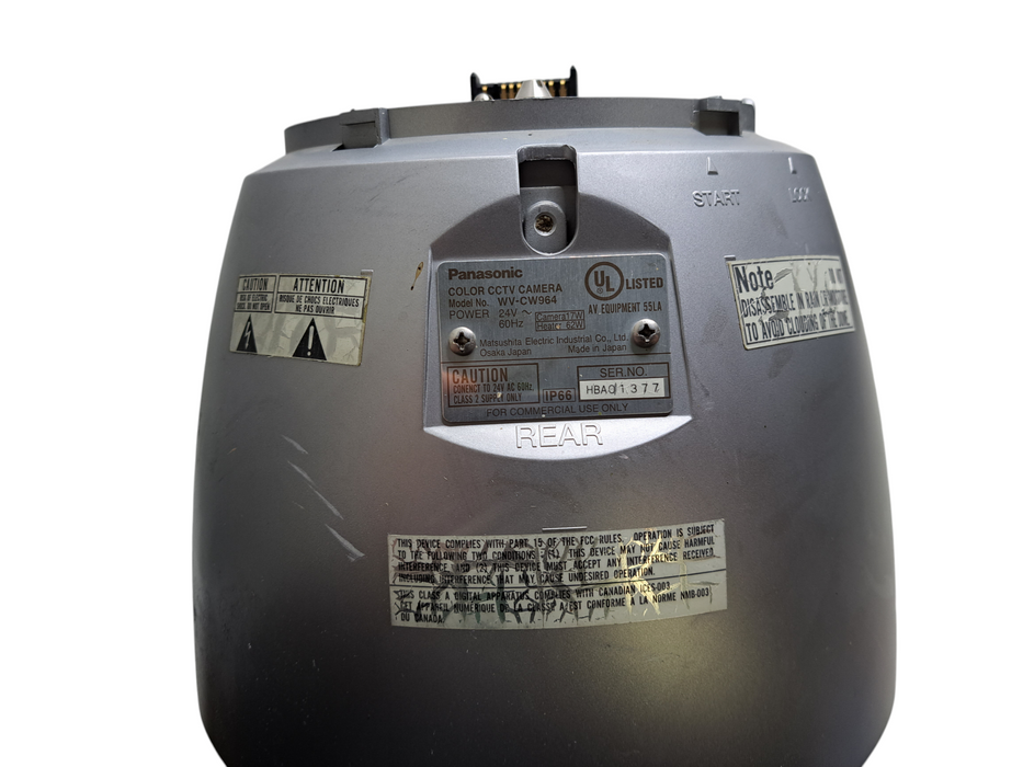 Lot of 3x Panasonic WV-CW964 Weather-Proof Outdoor Security Camera *READ*