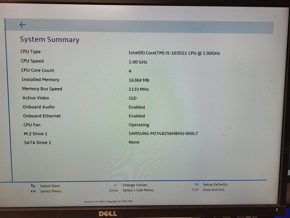Lenovo ThinkCentre USFF  M60e i5-1035G1 CPU|16GB DDR4|256GB NVME W/AC