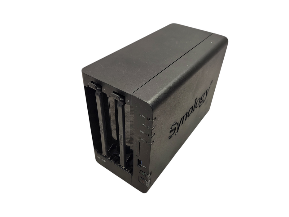 Synology DS218+ 2 Bay NAS Diskstation Plex Server 2GB RAM w/ 2x 2TB HDD No AC