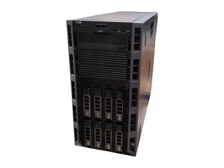 Dell PE T430 Tower, 2x Xeon E5-2620v4 2.10GHz, 16GB DDR4, H730, 2x 750W PSU, SEE
