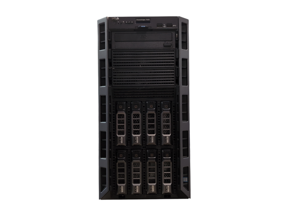Dell PE T430 Tower, 2x Xeon E5-2620v4 2.10GHz, 16GB DDR4, H730, 2x 750W PSU, SEE
