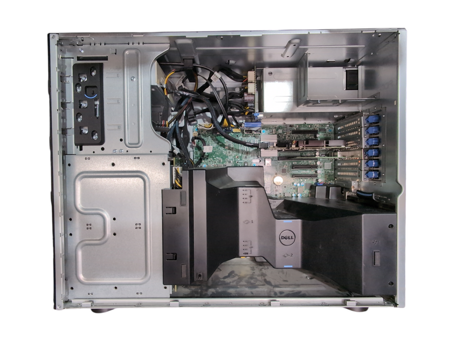 Dell PE T430 Tower, 2x Xeon E5-2620v4 2.10GHz, 16GB DDR4, H730, 2x 750W PSU, SEE