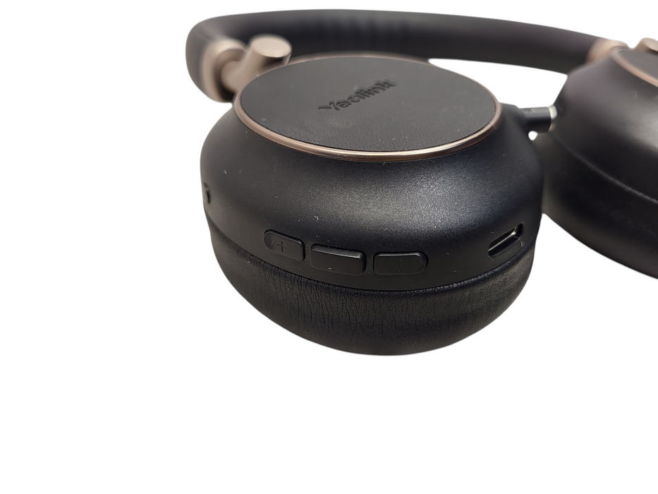 Yealink BH76 Plus Teams Black USB-A Noise Cancelling Bluetooth Headphones w/ Mic