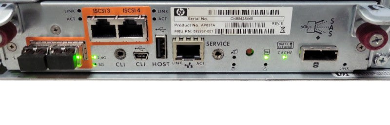 HP AP837A 582937-001 StorageWorks Fibre Channel iSCSI MSA Service Processor _