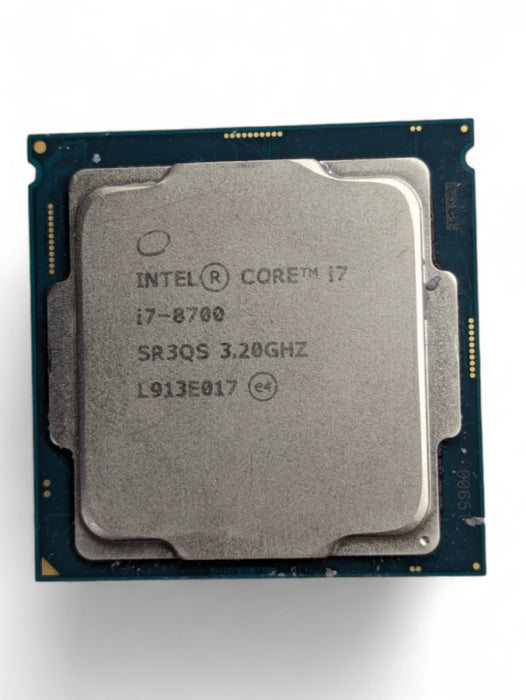 Intel Core i7-8700 ( 6C 12T ) @  3.20GHz SR3QS CPU  -