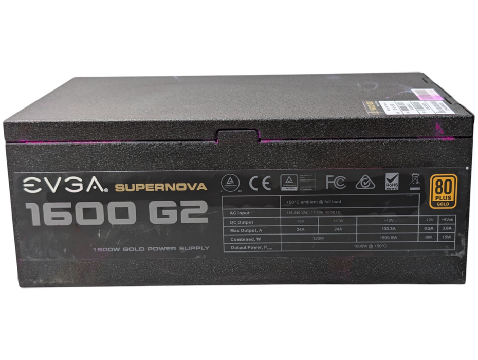 EVGA Supernova 1600 G2 120-G2-1600 Fully Modular 1600W PC PSU PLEASE READ