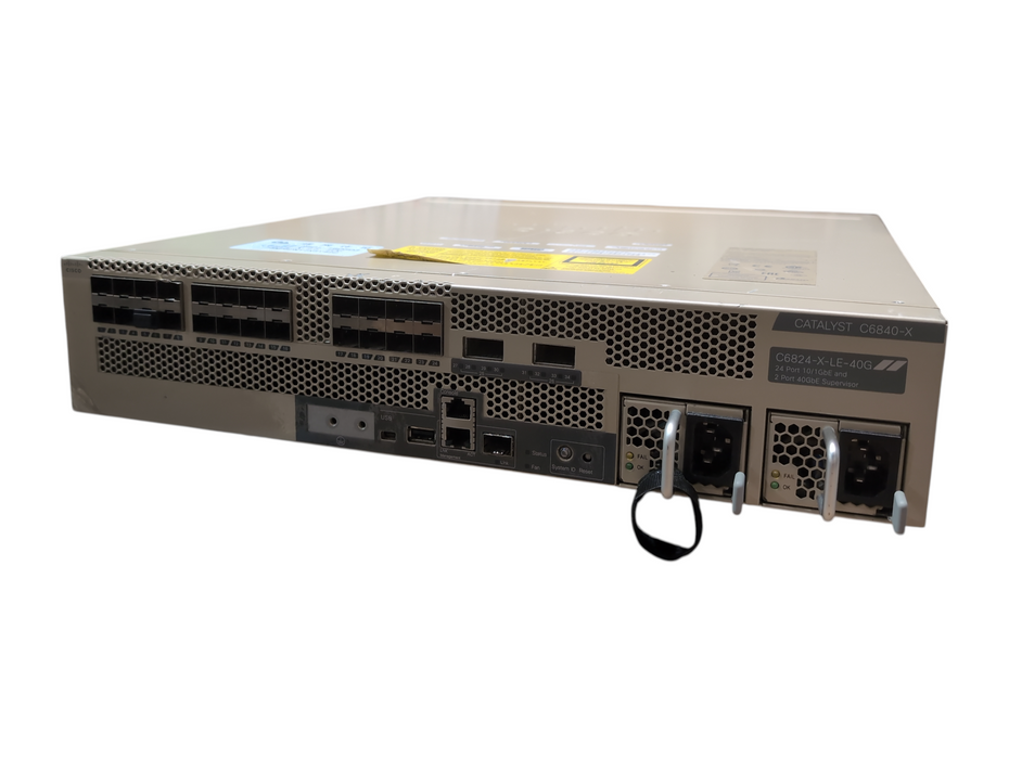 Cisco C6824-X-LE-40G Catalyst 6824-X-Chassis 2 x 40G Dual C6840-X-750W-AC Power