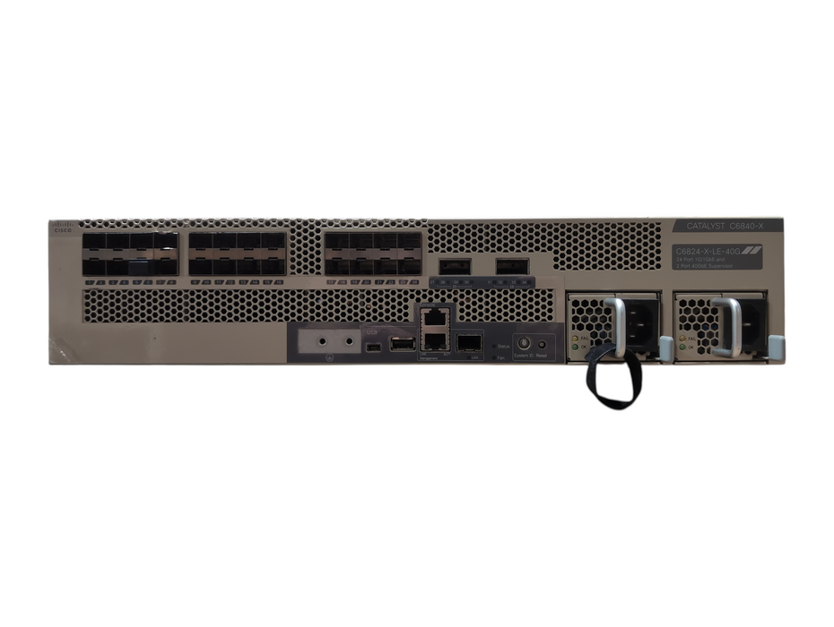 Cisco C6824-X-LE-40G Catalyst 6824-X-Chassis 2 x 40G Dual C6840-X-750W-AC Power