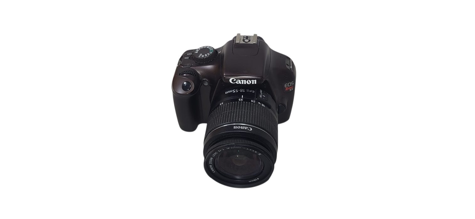Canon EOS Rebel T3 DSLR Camera W/ EFS 18-55mm Lens & Battery