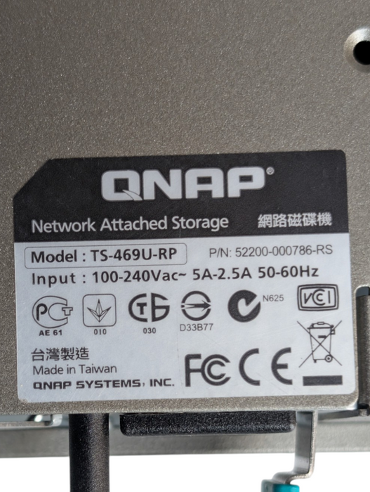 QNAP TS-469U-RP 1U 4 Bay NAS