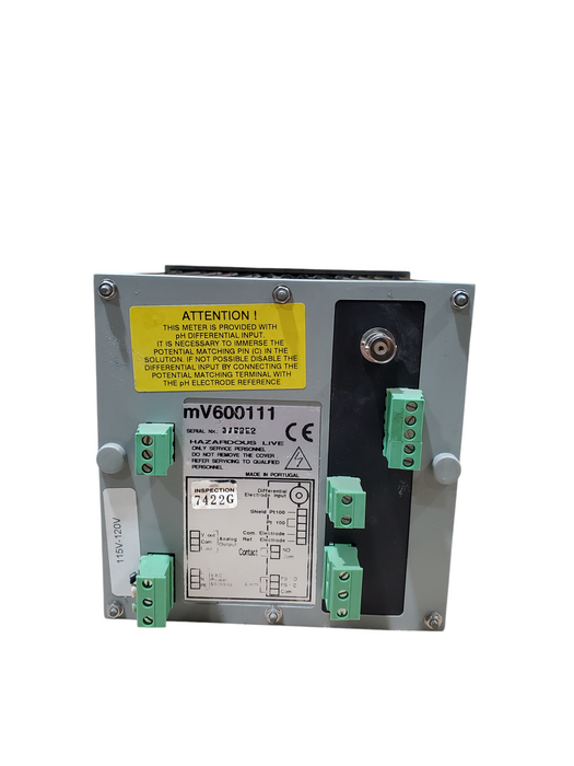 HANNA mV600111 Panel-Mounted ORP Digital Controller - MV600 *READ*