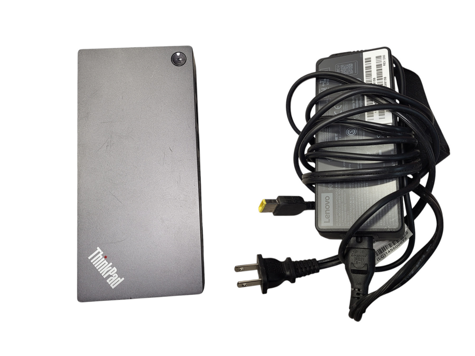 Lenovo ThinkPad Universal USB-C Dock V2 40B7 LDA-VK4 w/ 90W Power Supply