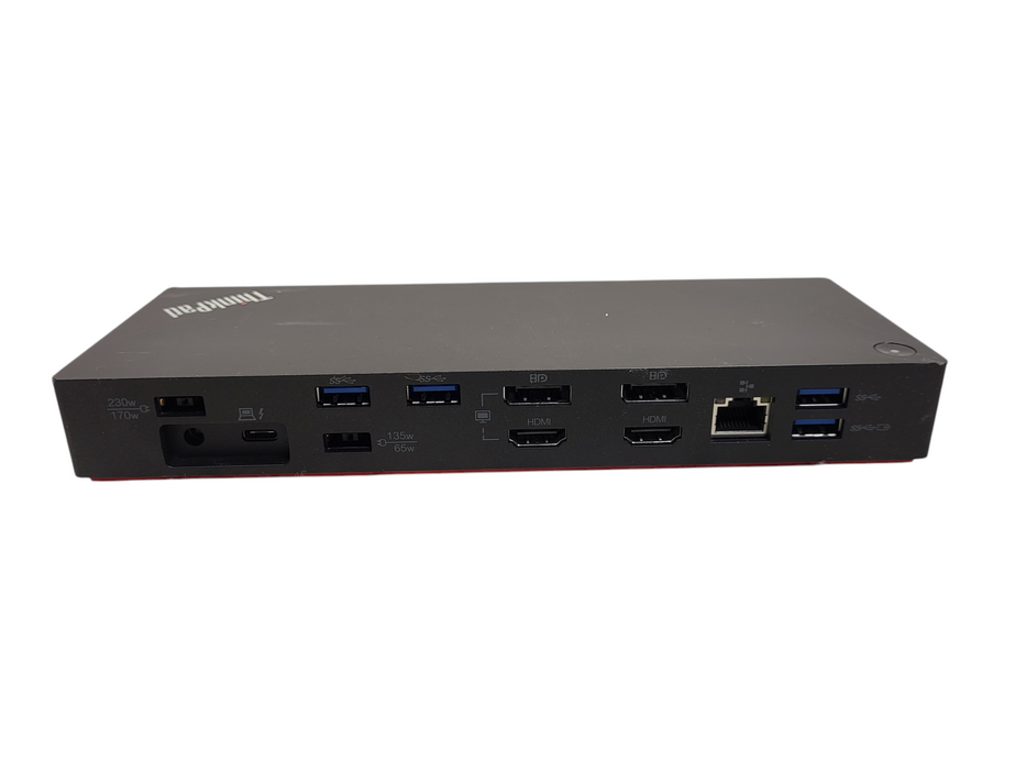 Lenovo ThinkPad Thunderbolt 3 Gen 2 Docking Station 40AN With 135W Power Supply