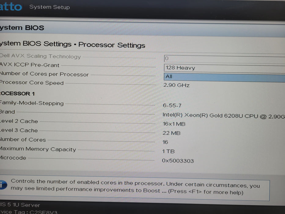 Datto SIRIS 5 Gold 6208U @ 2.9GHz 16GB DDR4 HBA330 Mini BOSS-S1