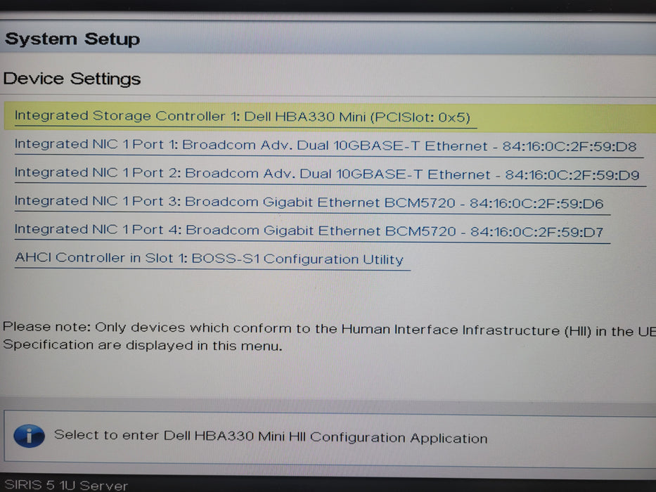 Datto SIRIS 5 Gold 6208U @ 2.9GHz 16GB DDR4 HBA330 Mini BOSS-S1