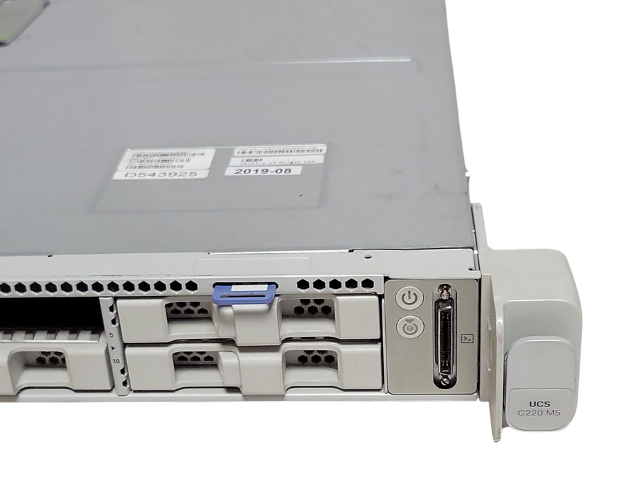 Cisco UCS C220 M5 1U SERVER 2x Xeon Silver 4112 CPU No RAM, No PSU, READ