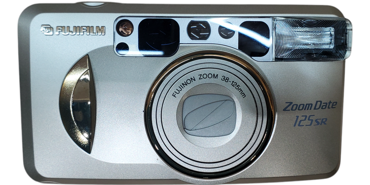 #256★動作品★ FUJIFILM ZOOM DATE 125SR FujiFilm Zoom Date 125SR 35mm Film Camera *READ* — retail.era