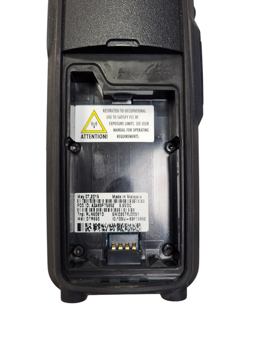 MOTOROLA DTR650 HANDHELD DIGITAL TWO-WAY RADIO PORTABLE