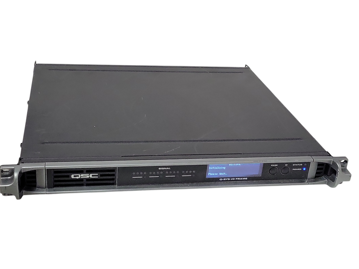 Qsc Control System QSC Q-SYS I/O-FRAME Audio Control Interface — retail.era