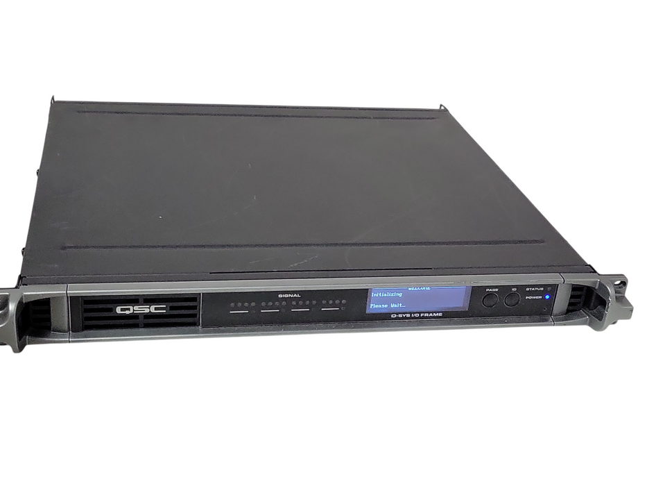 QSC Q-SYS I/O-FRAME Audio Control Interface