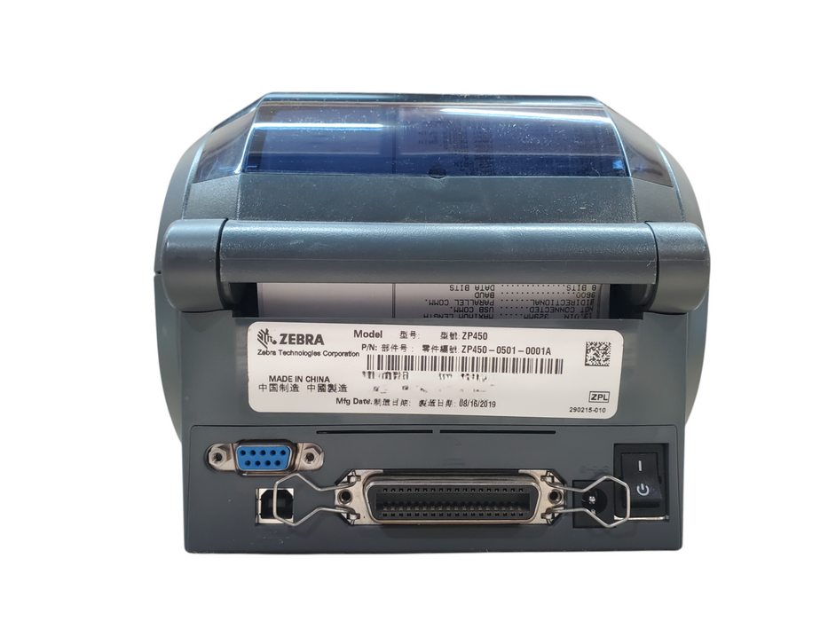 Zebra ZP 450 Label Printer - No AC | ZP450-0501-0001A