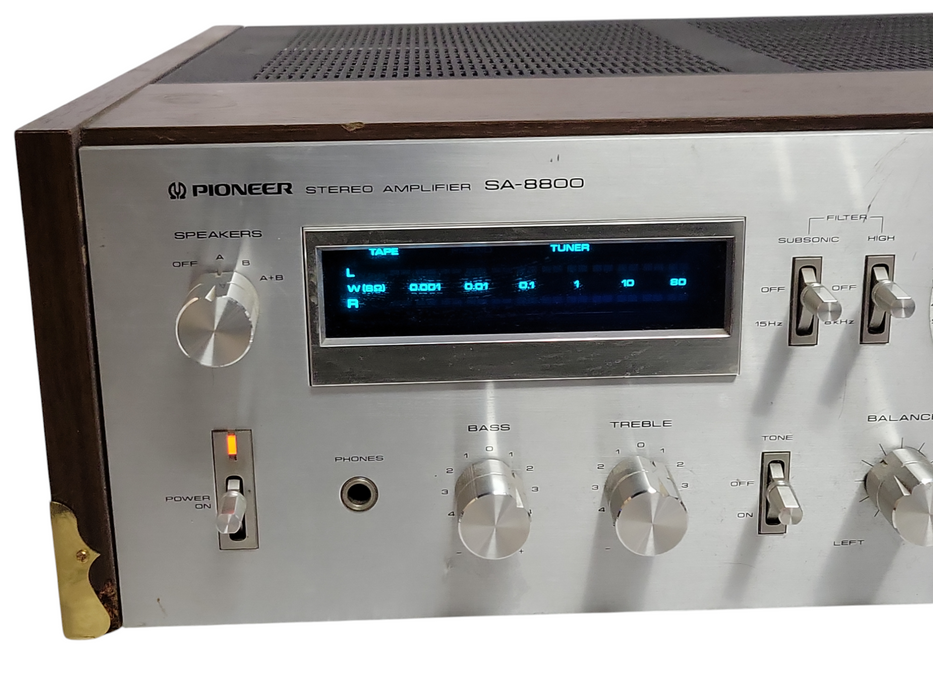 Vintage Pioneer Stereo Amplifier SA-8800, READ
