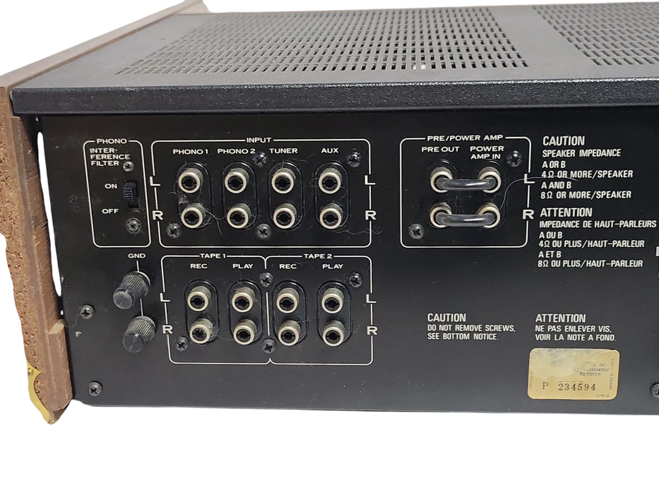 Vintage Pioneer Stereo Amplifier SA-8800, READ