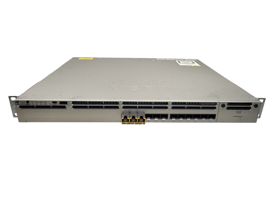 Cisco WS-C3850-12XS-S 12-Port SFP+ Ethernet Catalyst IP Base Switch