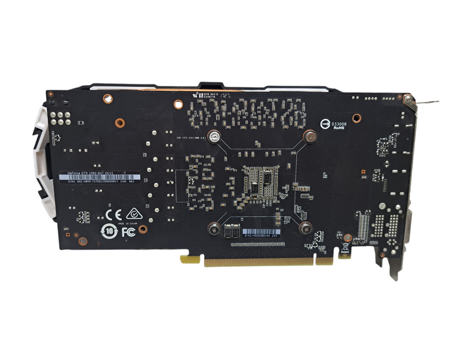 MSI GAMING GeForce GTX 1060 6GB GDRR5 OC Graphics Card (GTX 1060 6GT OCV1)