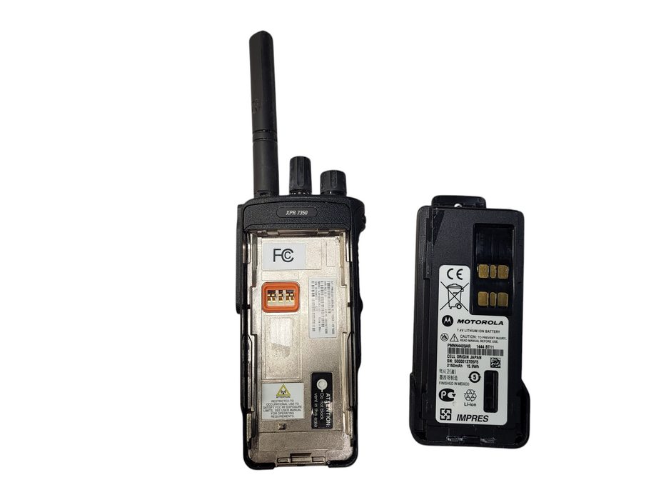 Motorola XPR 7350 AAH56RDC9KA1AM UHF 403-512MHZ