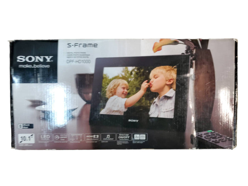 Sony S-Frame Digital Photo Frame DPF-HD1000 @