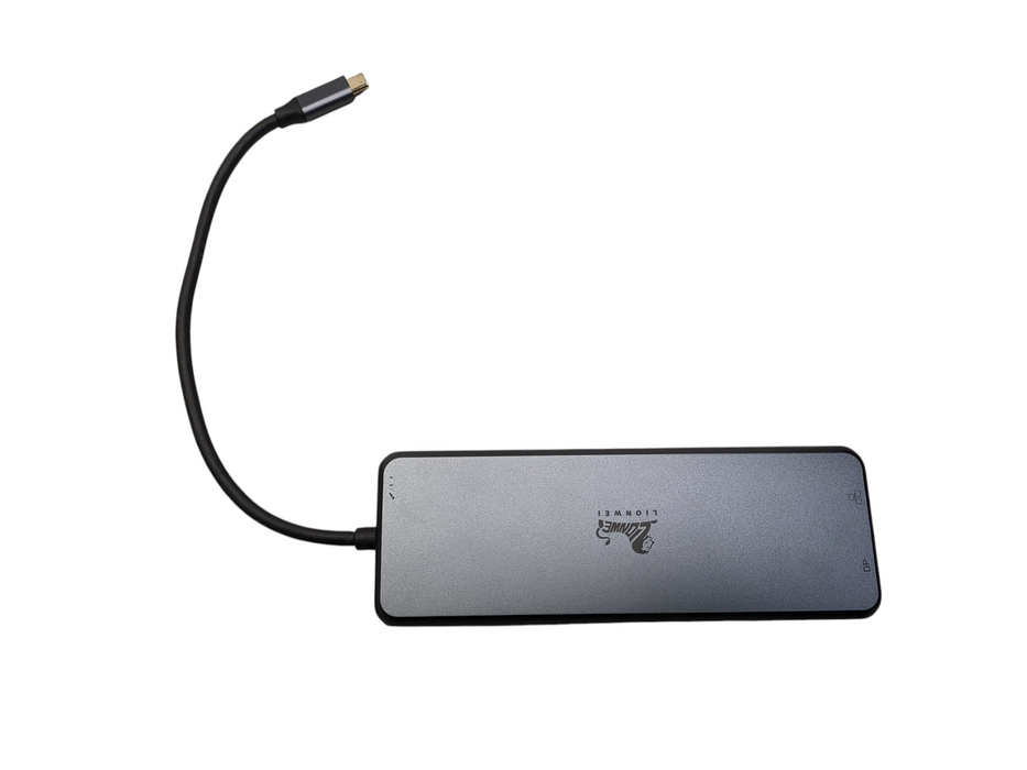 LIONWEI LIUC3908 - 10 Gbps USB-C 13-in-1 Docking Station/Hub - Triple Monitor