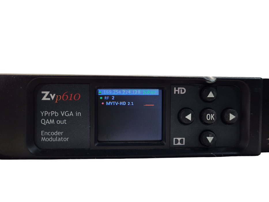 ZeeVee ZV Pro ZVp610 YPrPb VGA in QAM out Encoder Modulater No AC