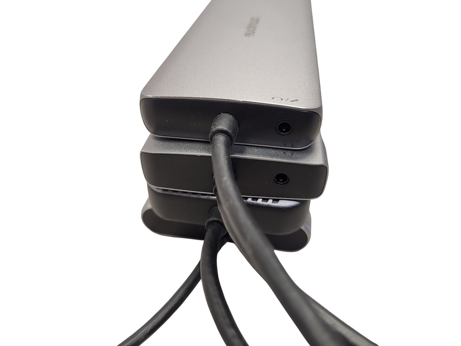 Lot of 4x Various brands USB-C Laptop docking station