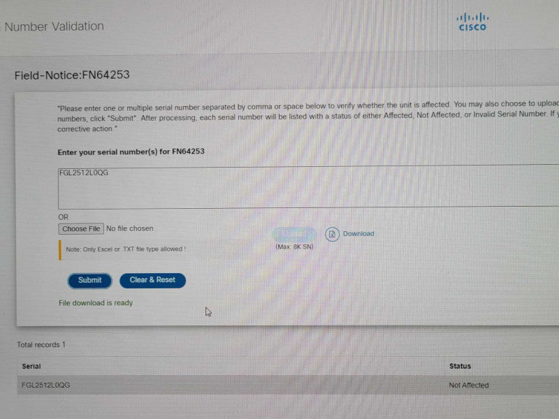 Cisco ISR4431/K9 4400 Series Integrated Services Router, 1x PSU, 1x NIM-4FXO _