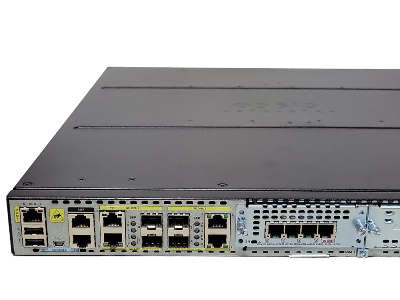 Cisco ISR4431/K9 4400 Series Integrated Services Router, 1x PSU, 1x NIM-4FXO _