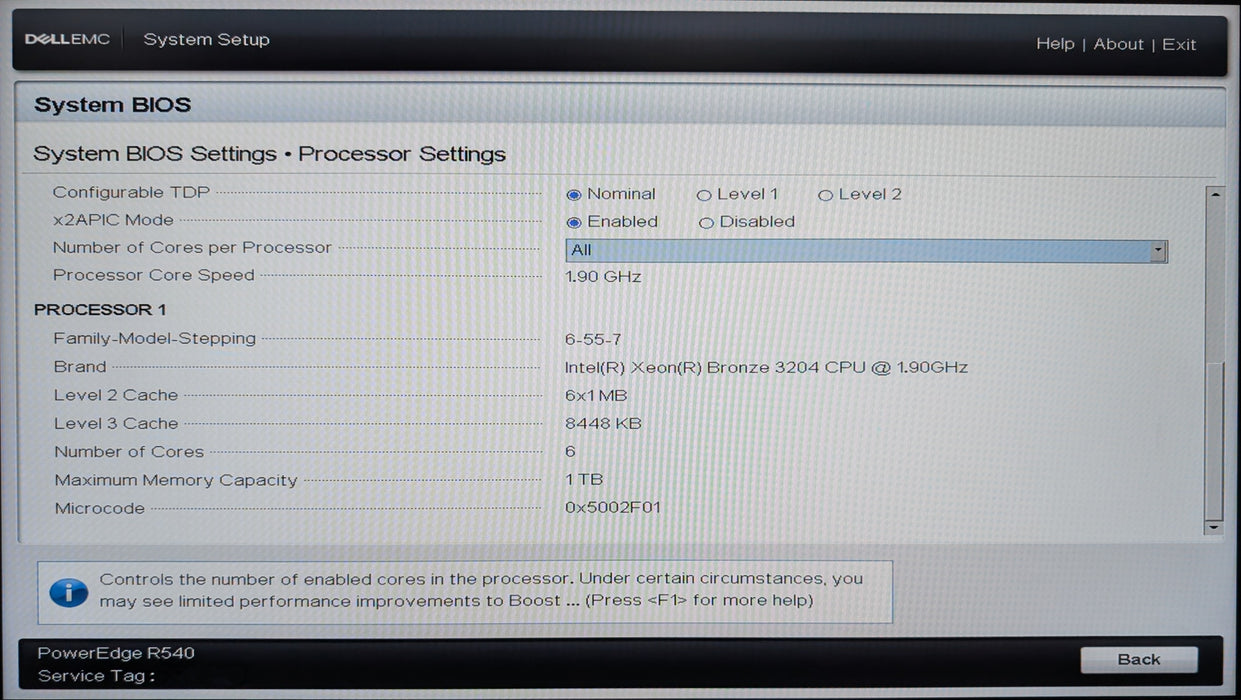 Dell PE R540 2U, Xeon Bronze 3204, 16GB DDR4, H330, No HDD, 495W PSU w/ Box
