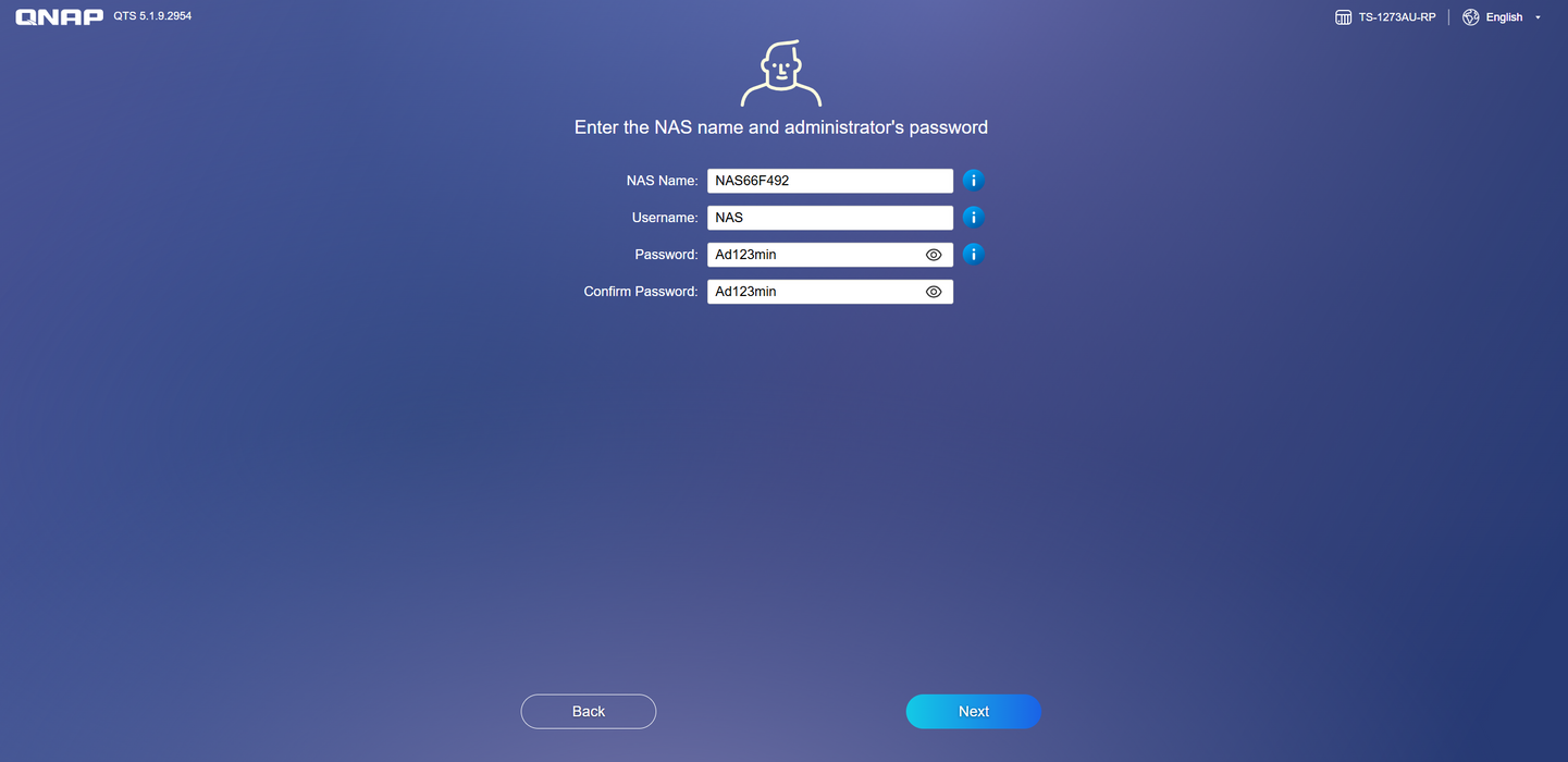 QNAP TS-1273AU-RP 8-Bays NAS 32GB RAM w/ 1x 3TB HDD & 7x Caddies