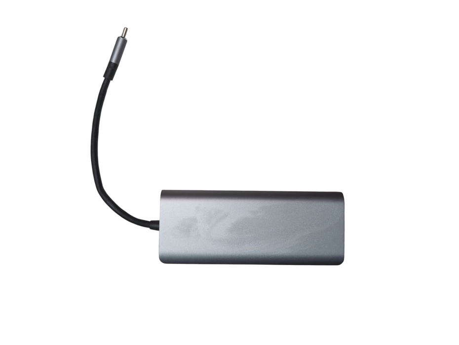 Deltaco Docking station USB-C, 2xUSB 3.0, RJ45, HDMI, SD card reader