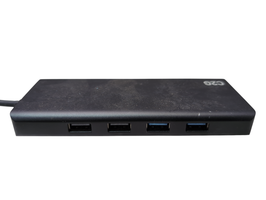 C2G USB-C 9-in-1 Dual Display Docking Station with HDMI, Ethernet, USB, 3.5mm
