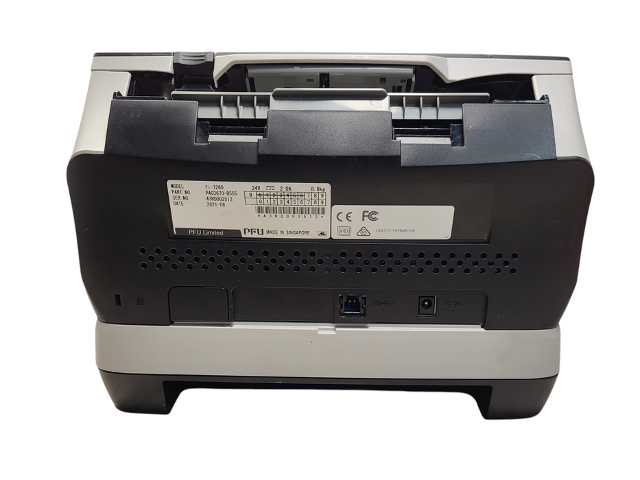 Fujitsu PA03670-B552 fi-7260 Color Duplex Document Scanner No AC READ