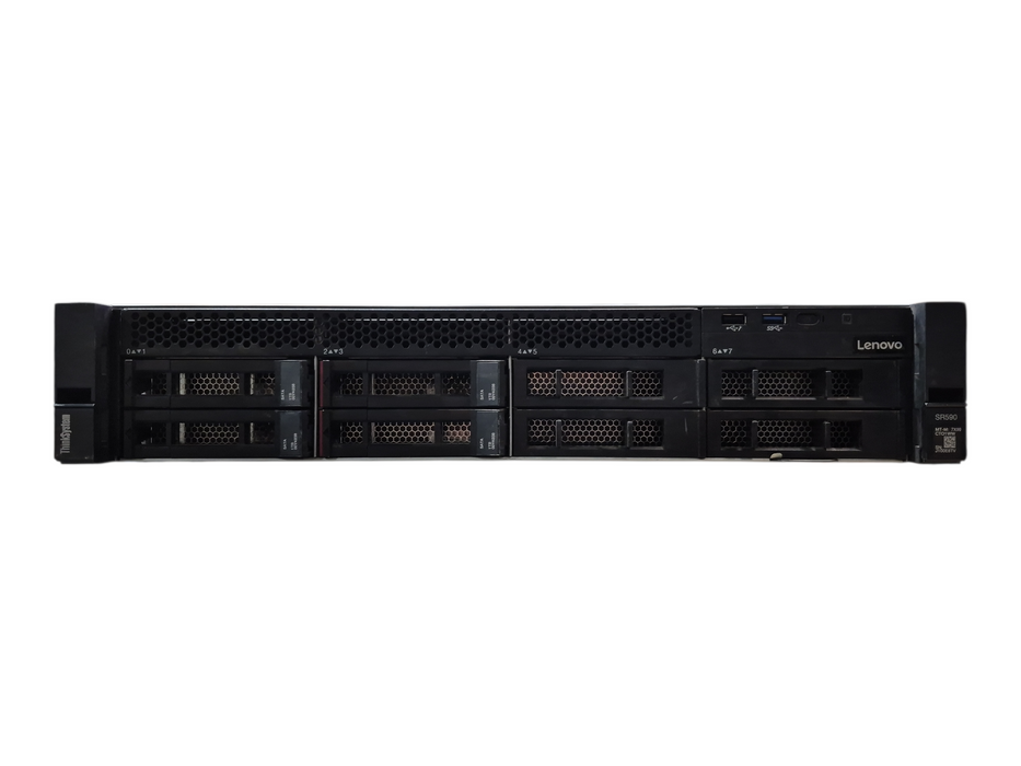 Lenovo SR590 2U 8x3.5", Xeon Silver 4110, 32GB DDR4, 930-8i 2GB, 4x 2TB SAS